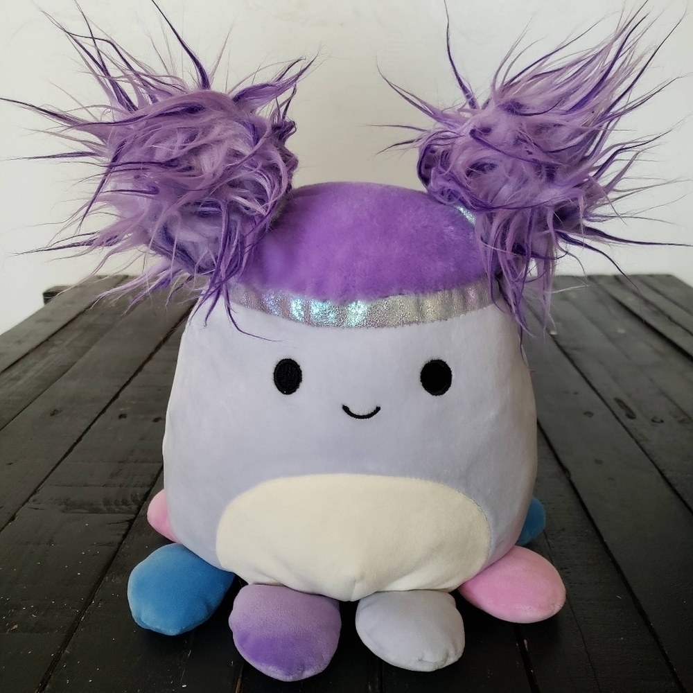 Squishmallow Squish-Doos Purple Beula Octopus Stuffed Plush Animal Toy Soft